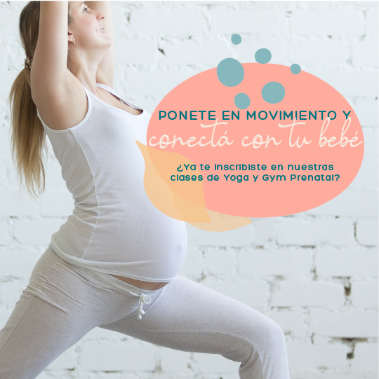 Ponete en movimiento y conectá con tu bebé - Reforzar Yoga y Gym Prenatal