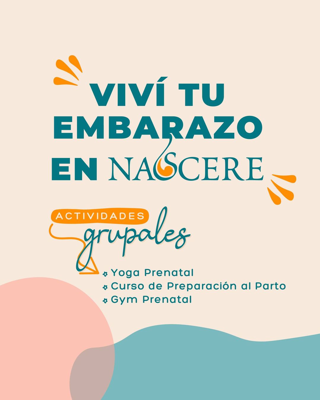 Viví tu embarazo de la mejor manera en NASCERE