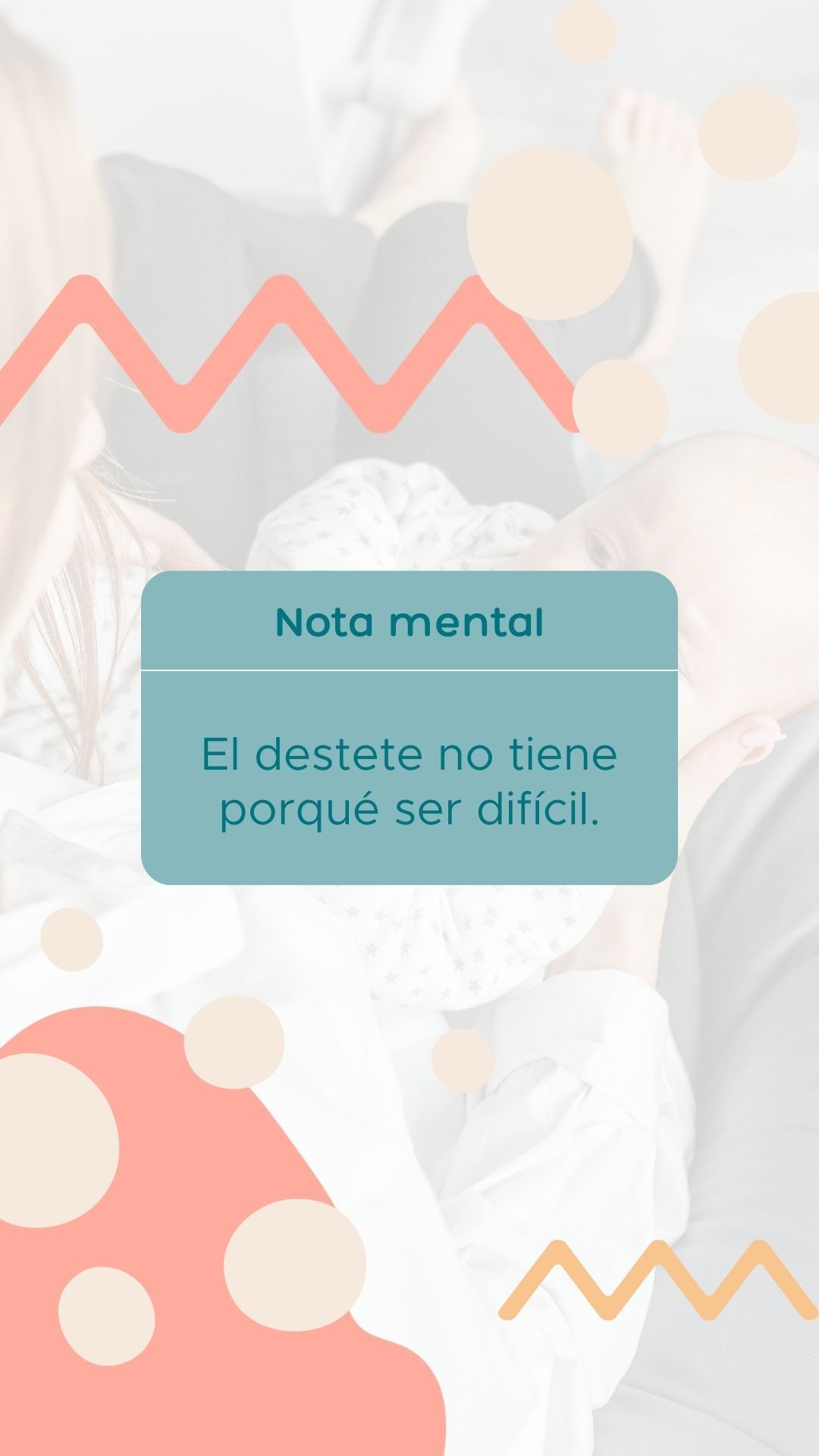 ¿Estás pensando en el destete?