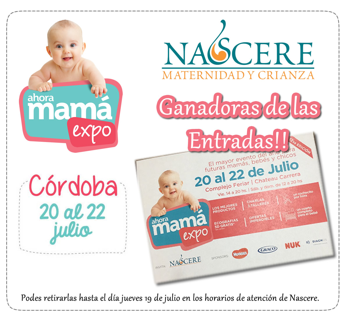 ganadoras-entradas-expo-ahora-mama Sorteo Entradas Expo Ahora Mamá - Nascere - Maternidad y Crianza