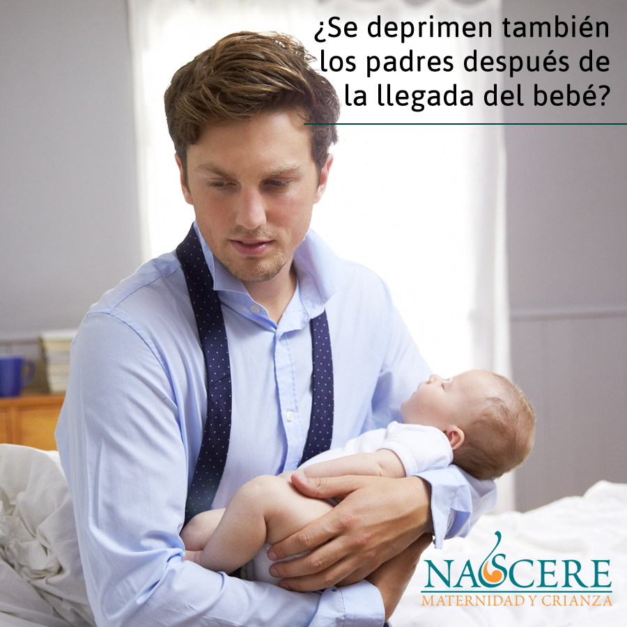 ¿Se deprimen también los padres después de la llegada del bebé?